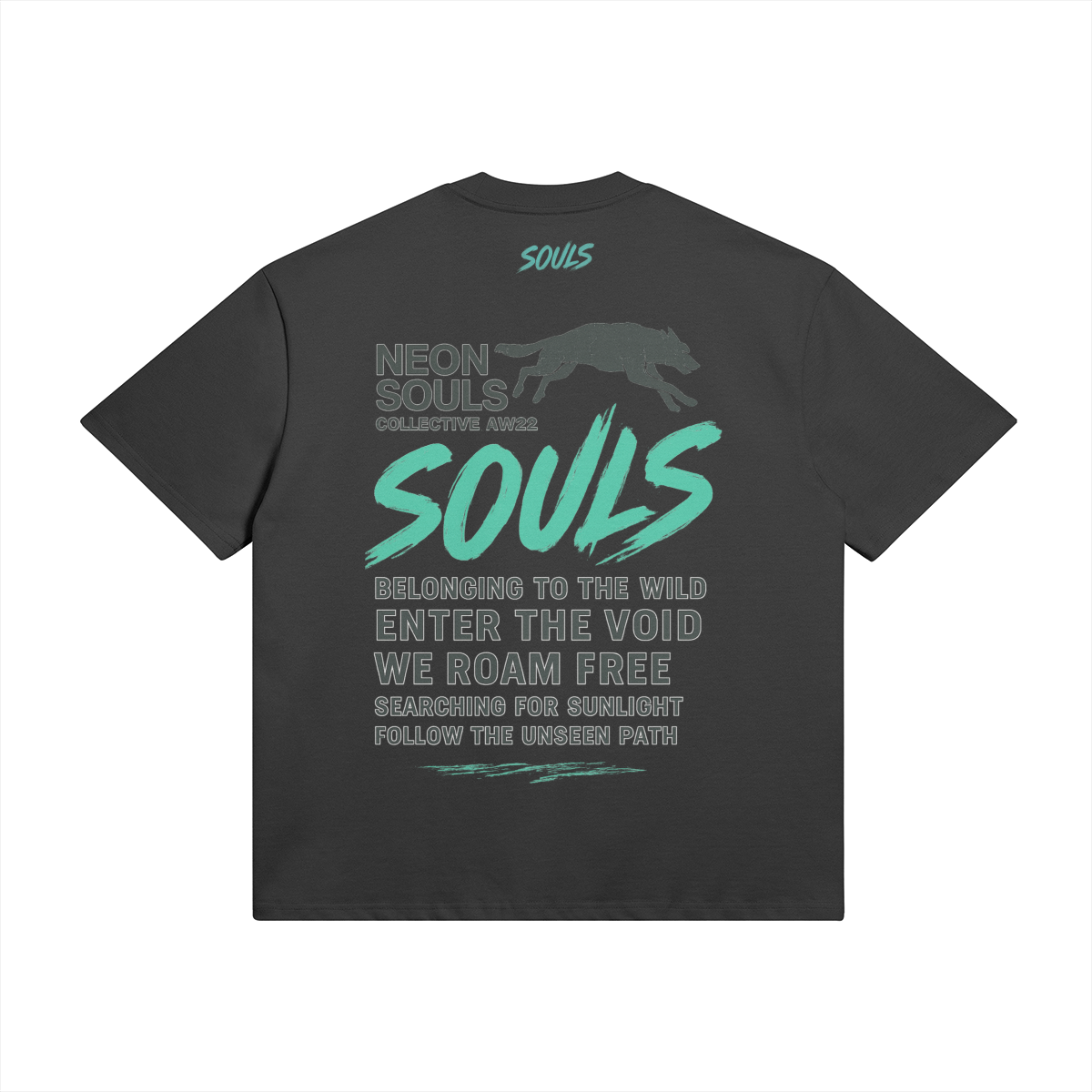 Black ‘SOULS’ Graphic Tee - Graphic Tees