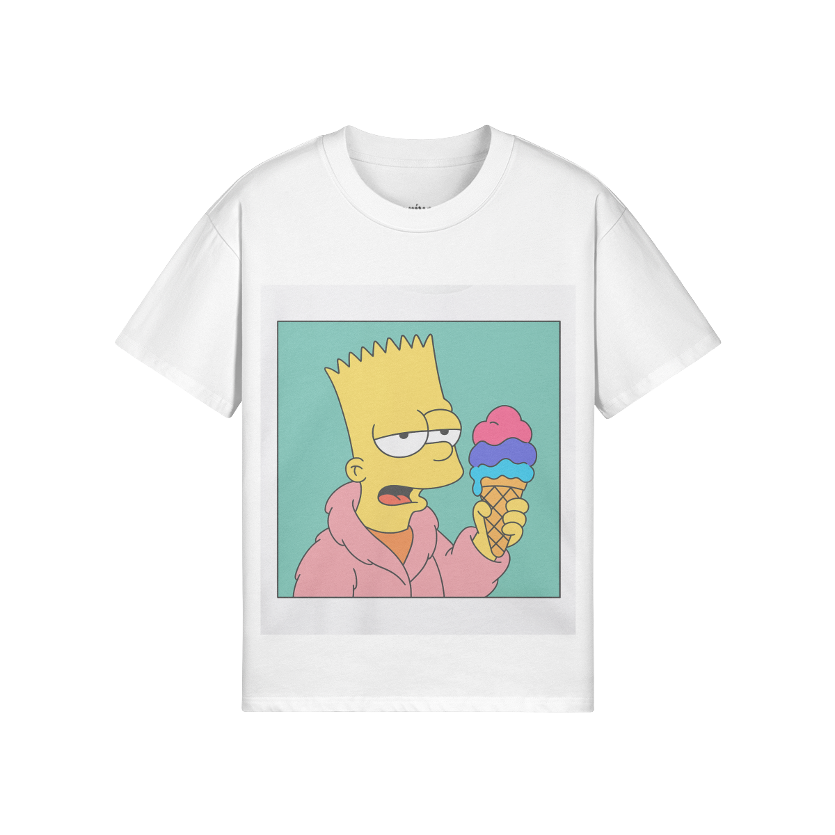 Cartoon Graphic Tee - WHITE - White / S - Graphic Tees