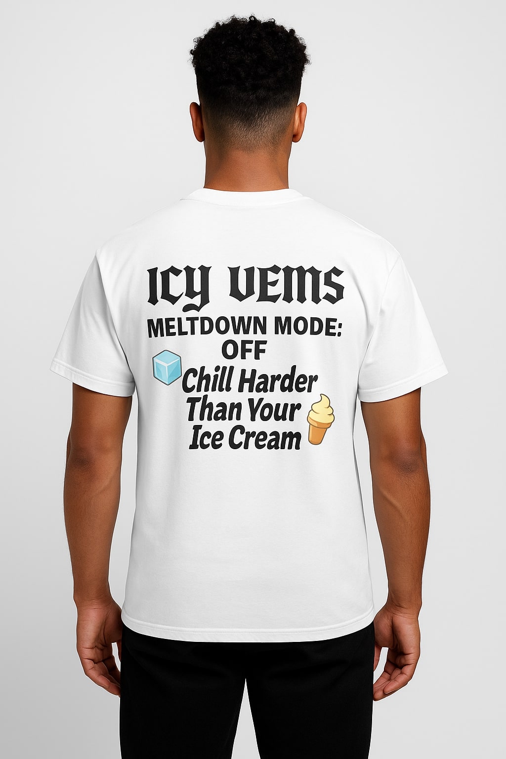 Cartoon Graphic Tee - WHITE - Graphic Tees