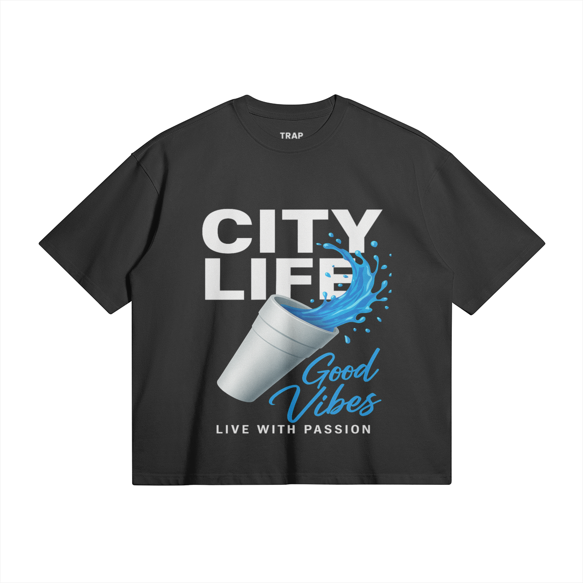 City Life ’Good Vibes’ Graphic Tee - Graphic Tees