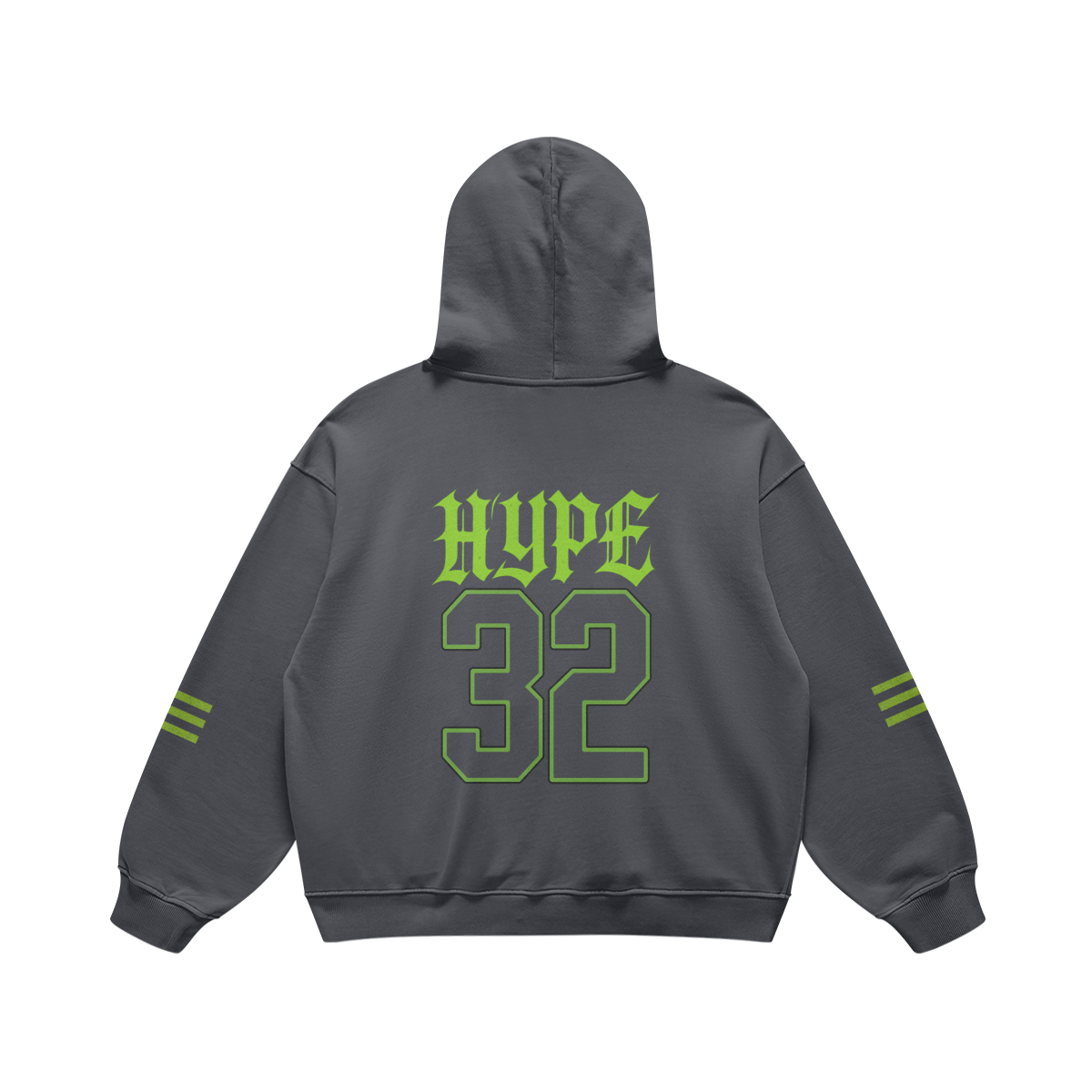 Crownless King Graphic Hoodie – Gray - Hoodies