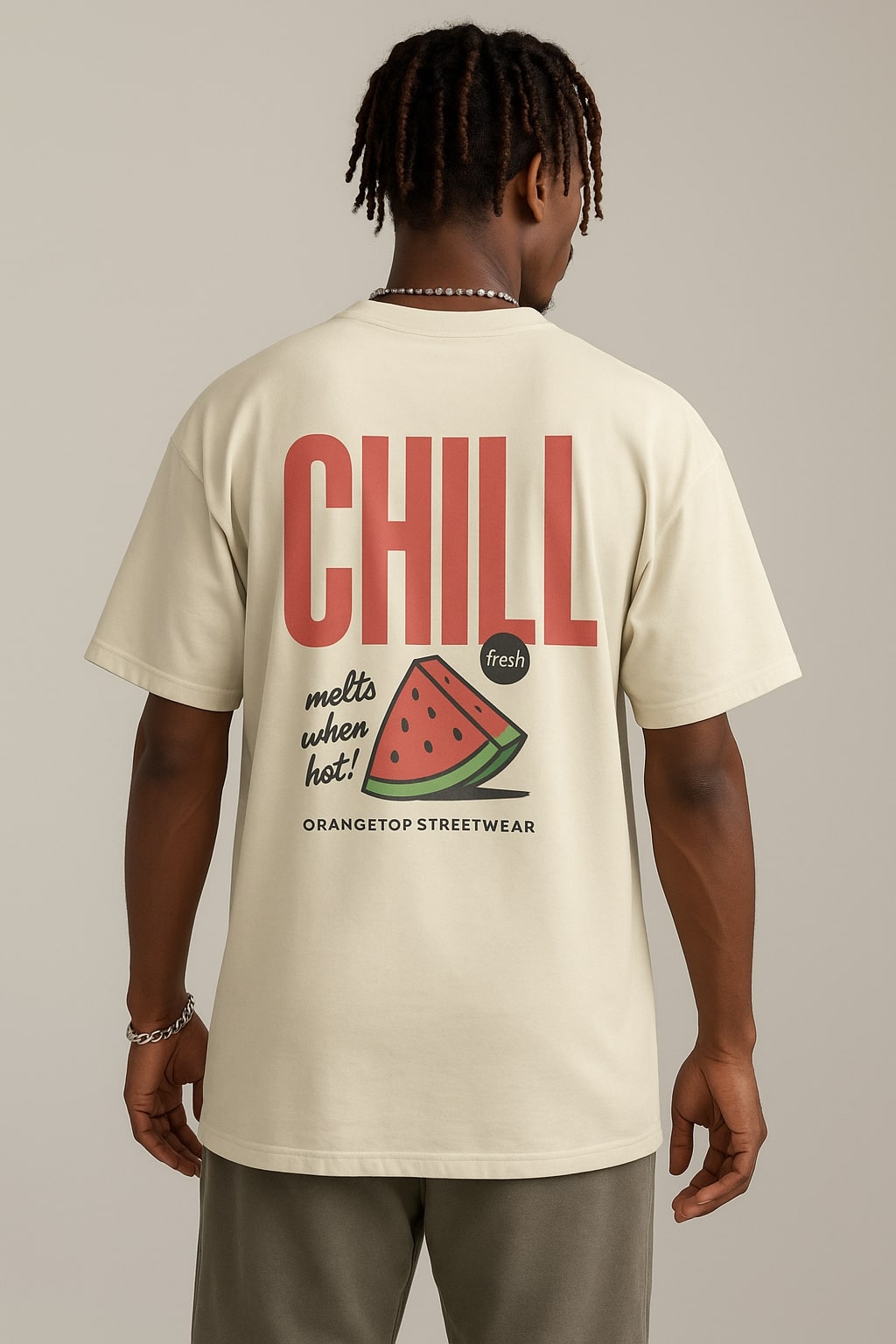 Fresh Watermelon T-Shirt - CREAM - Graphic Tees