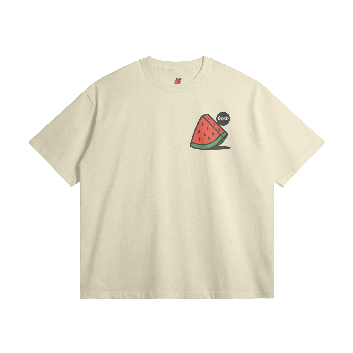 Fresh Watermelon T-Shirt - CREAM - Graphic Tees