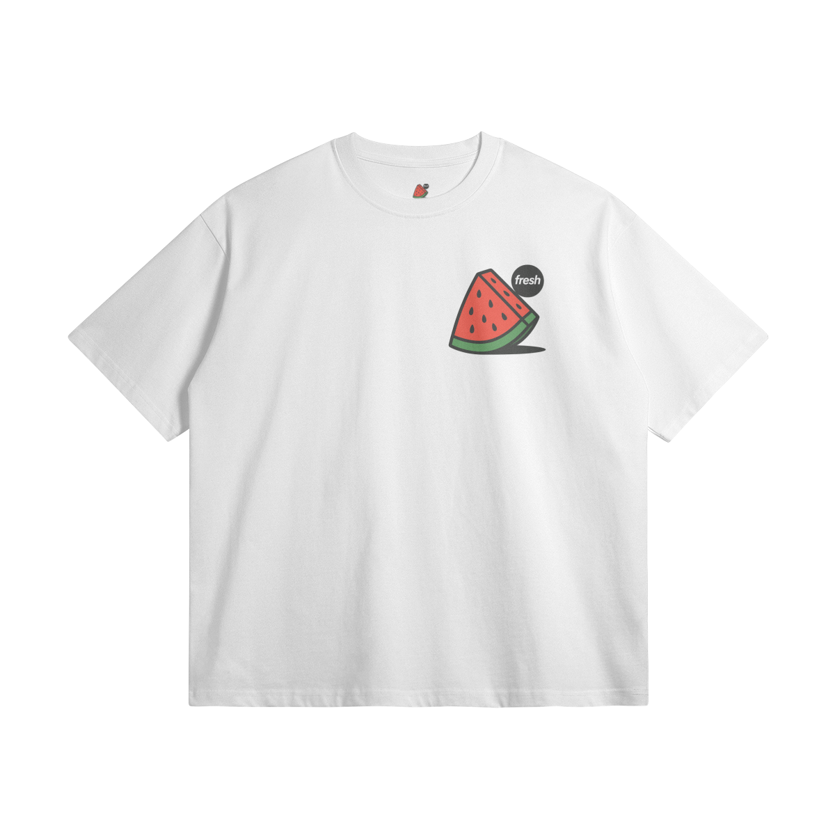 Fresh Watermelon T-Shirt - WHITE - Graphic Tees