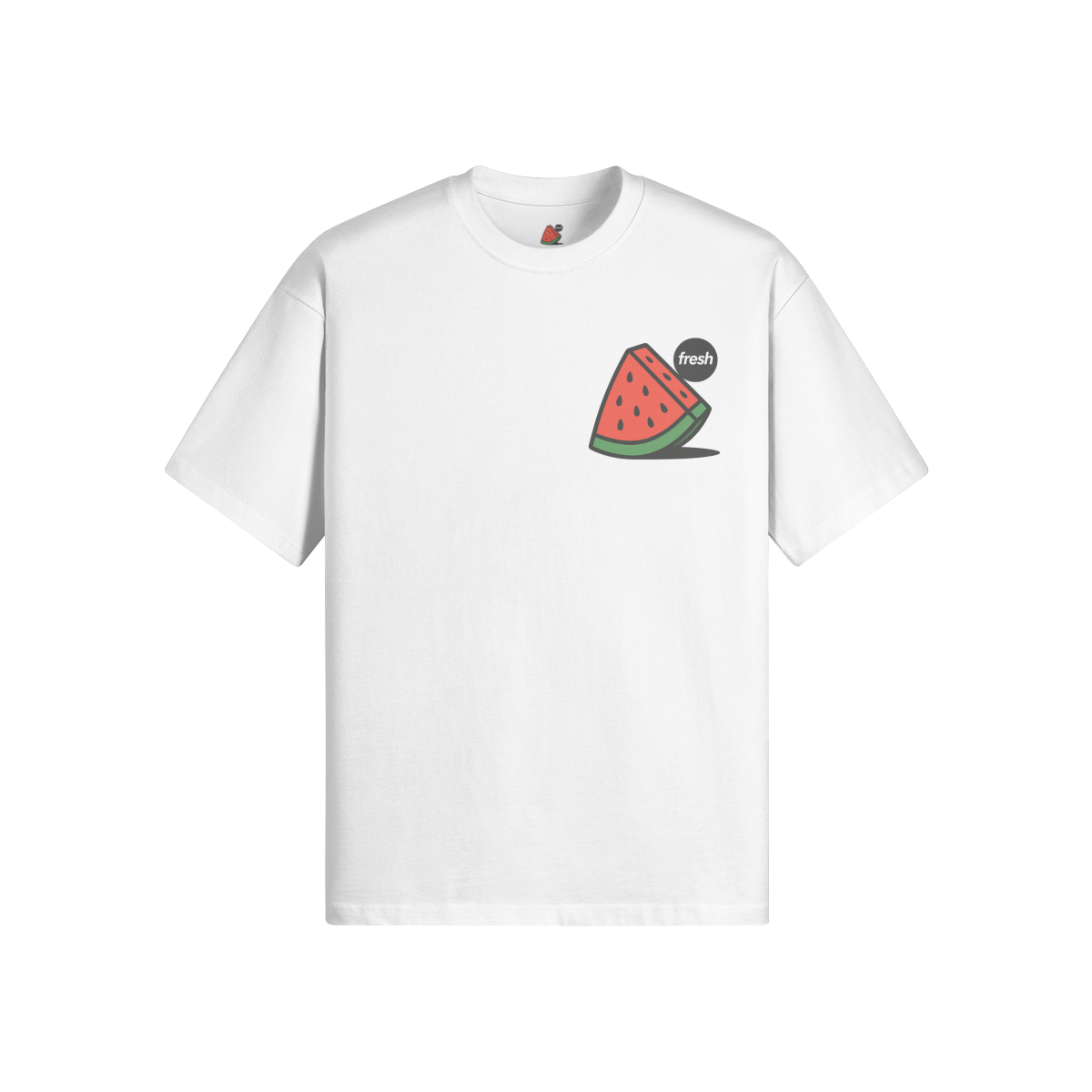 Fresh Watermelon T-Shirt - WHITE - White / XS - Graphic Tees