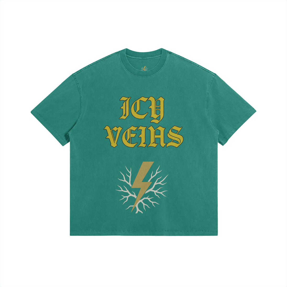 Icy Veins Graphic Tee - VIRIDIAN - Viridian / XS - Graphic Tees
