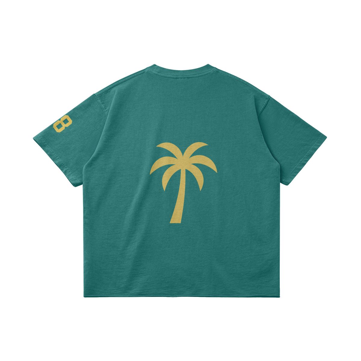 LA 78 Oversized Graphic T-Shirt - WINTERGREEN - Graphic Tees