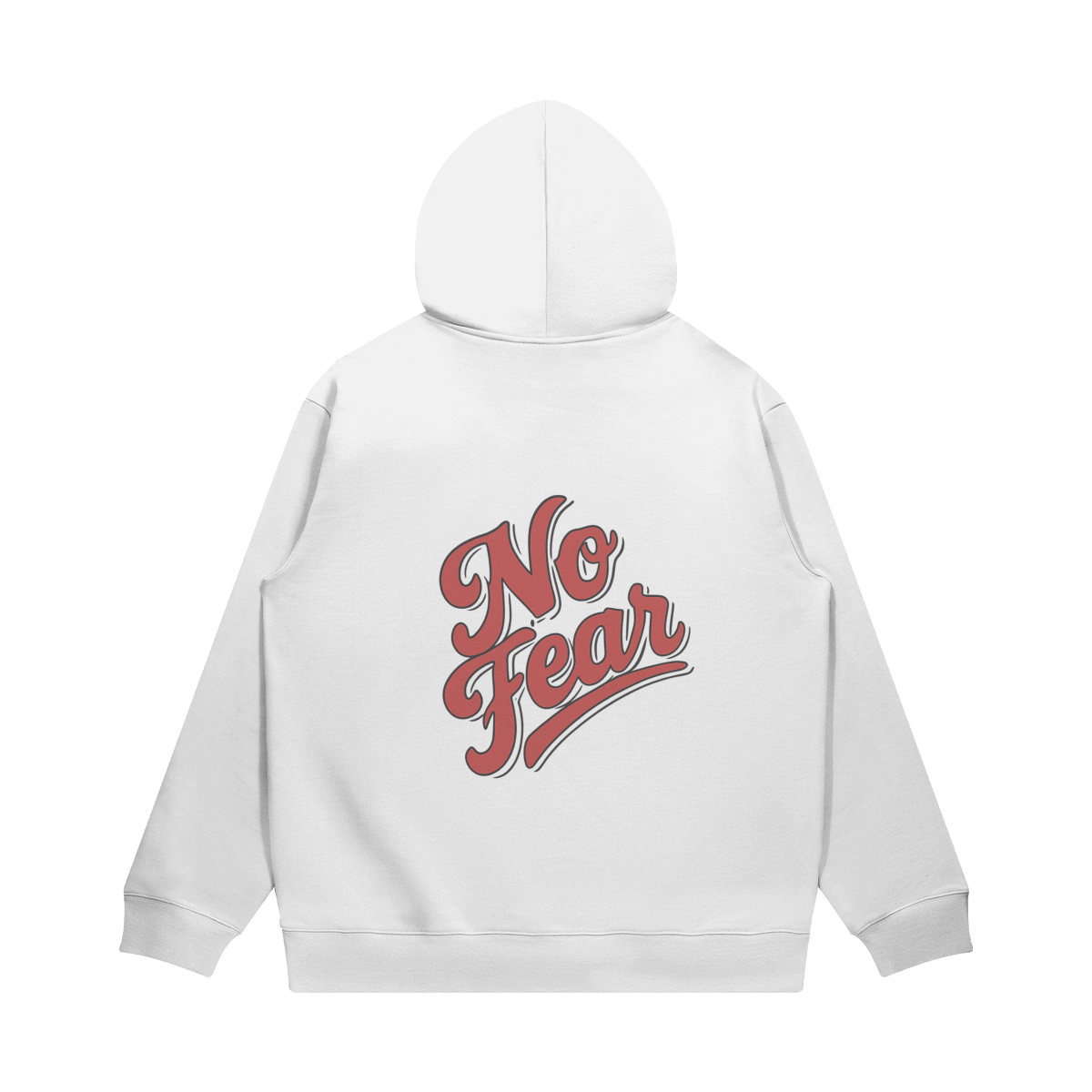 No Fear WHITE Graphic Hoodie - Hoodies
