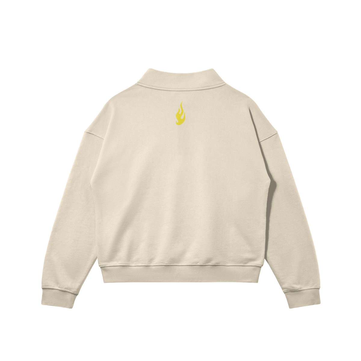 SESSION UNITY Quarter-Zip Pullover - CREAM - Sweatshirt