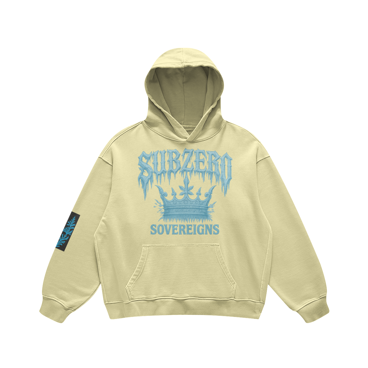 Subzero Sovereigns™ Ice Crown Hoodie - CREAM - Hoodies