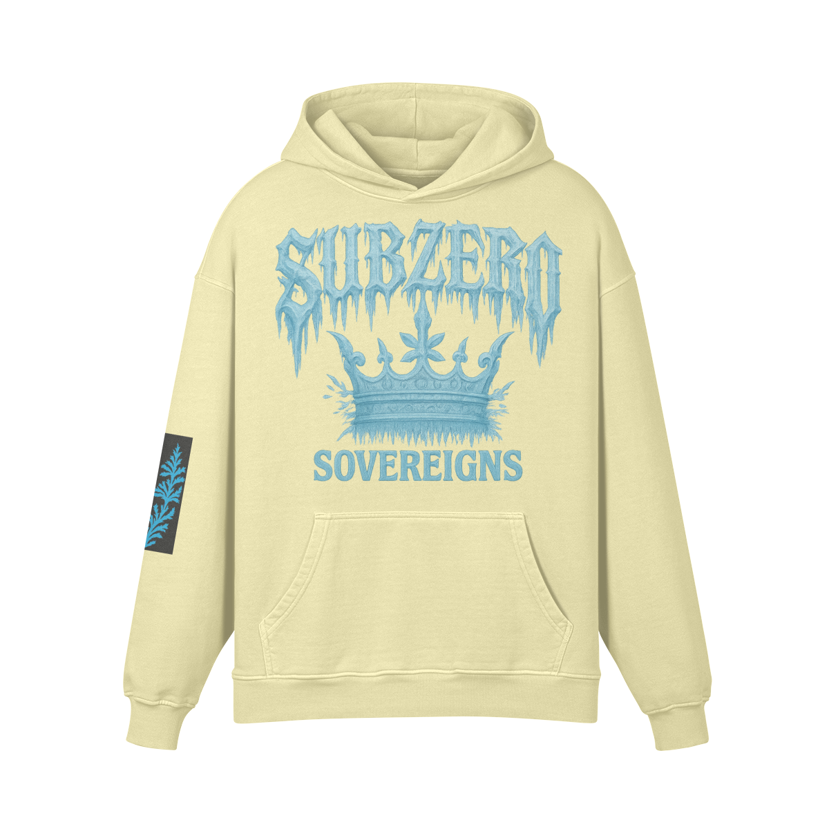 Subzero Sovereigns™ Ice Crown Hoodie - CREAM - Pale Spring Bud / S - Hoodies