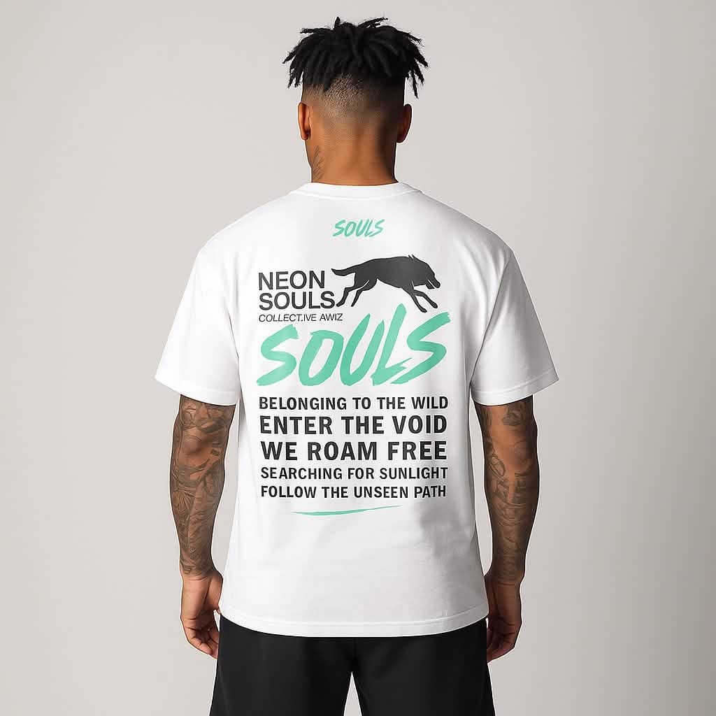 White ‘SOULS’ Graphic Tee - Graphic Tees