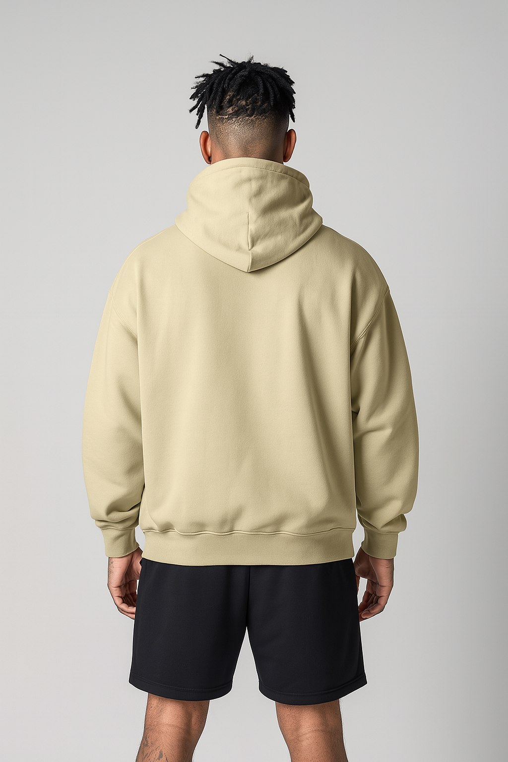 77 Loyalty Over Hoodie - BEIGE - Hoodies