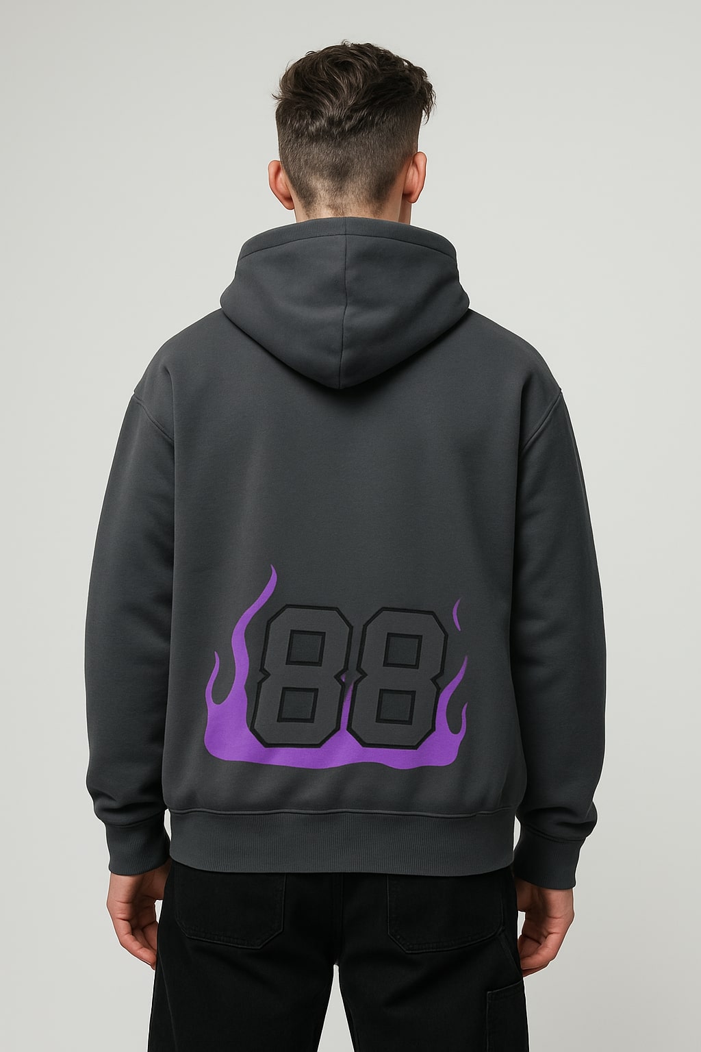 BALANCE 88 Pullover Hoodie - CHARCOAL - Hoodies