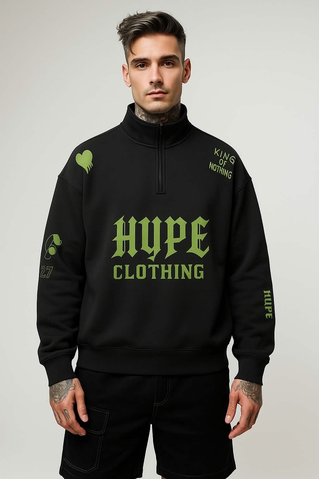 King of Nothing Quarter-Zip Sweatshirt - Sweatshirt